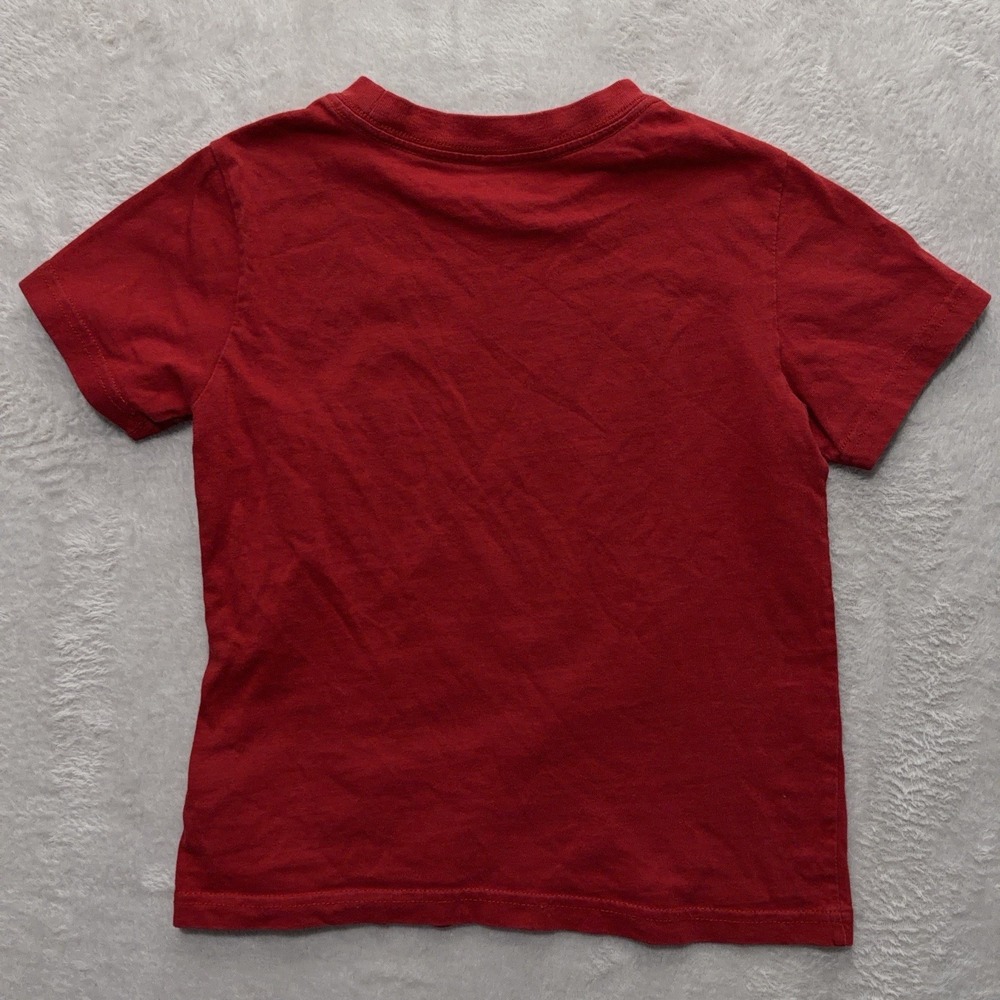 Polo Ralph Lauren Boys 5 Graphic Red Cotton Short Sleeve T Shirt Preppy Casual - Picture 7 of 10